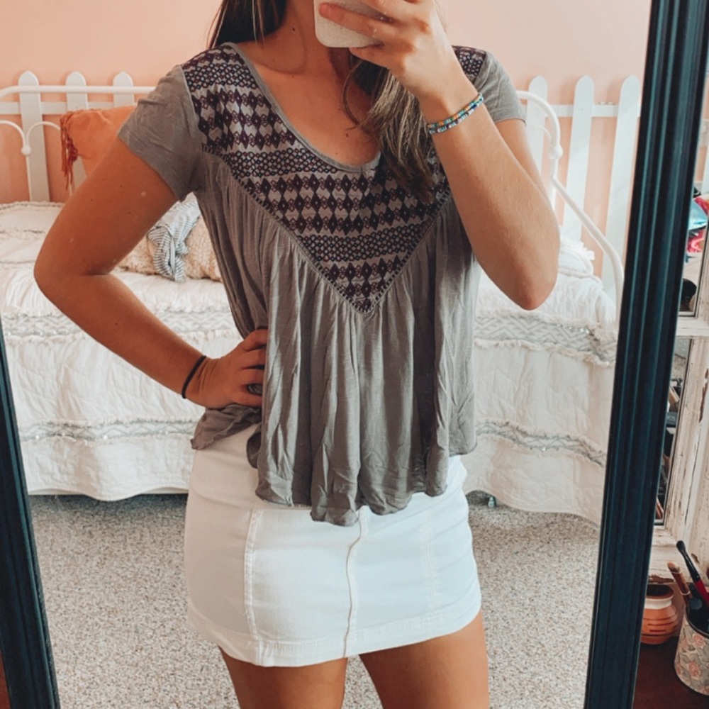 Embroidered Tee
